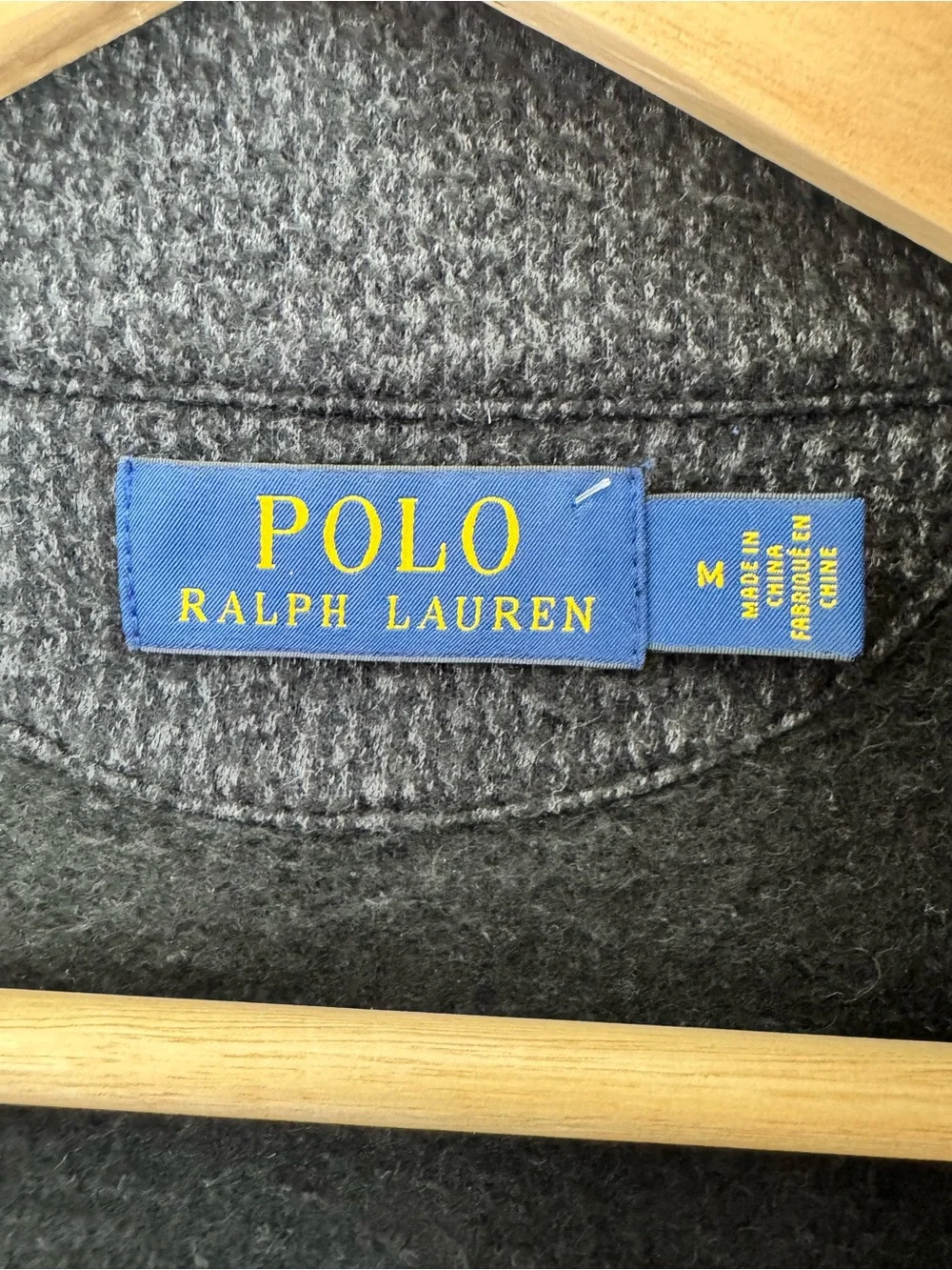 Polo Ralph Lauren Men's Charcoal Deep Blue Zip-Up Sweater - Picture 3 of 9